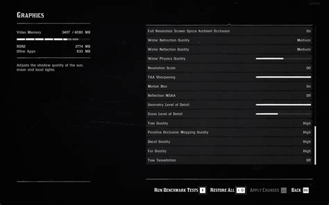 Read Dead Redemption 2 on Macbook Pro 16 settings : .
